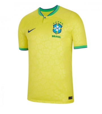 Maillot de foot Brésil Domicile Monde 2022 Manches Courte